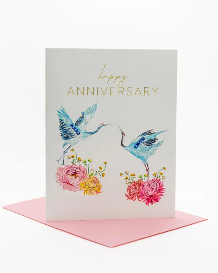 Anniversary Greeting Card - Revelation Candle - christian gift - christian candle - hidden message candle