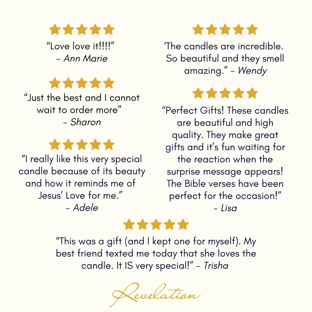 revelation candle reviews customer love best christian gift best christian candle