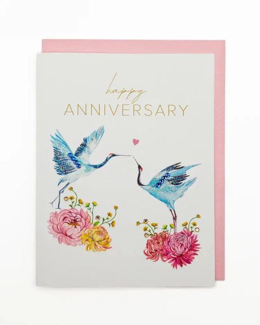 Anniversary Greeting Card - Revelation Candle - christian gift - christian candle - hidden message candle
