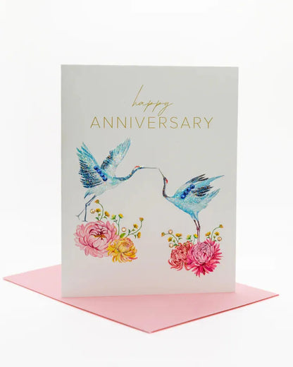 Anniversary Greeting Card - Revelation Candle - christian gift - christian candle - hidden message candle