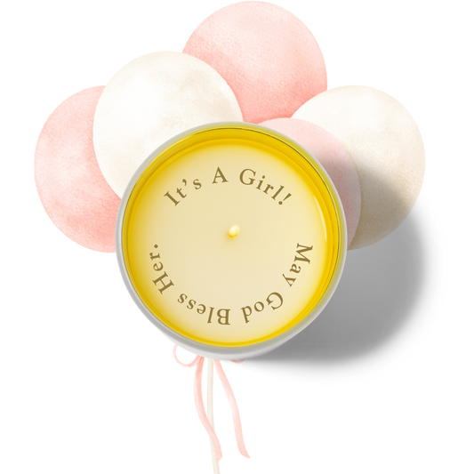 It's A Girl! Gender Revelation Candle Revelation Candle