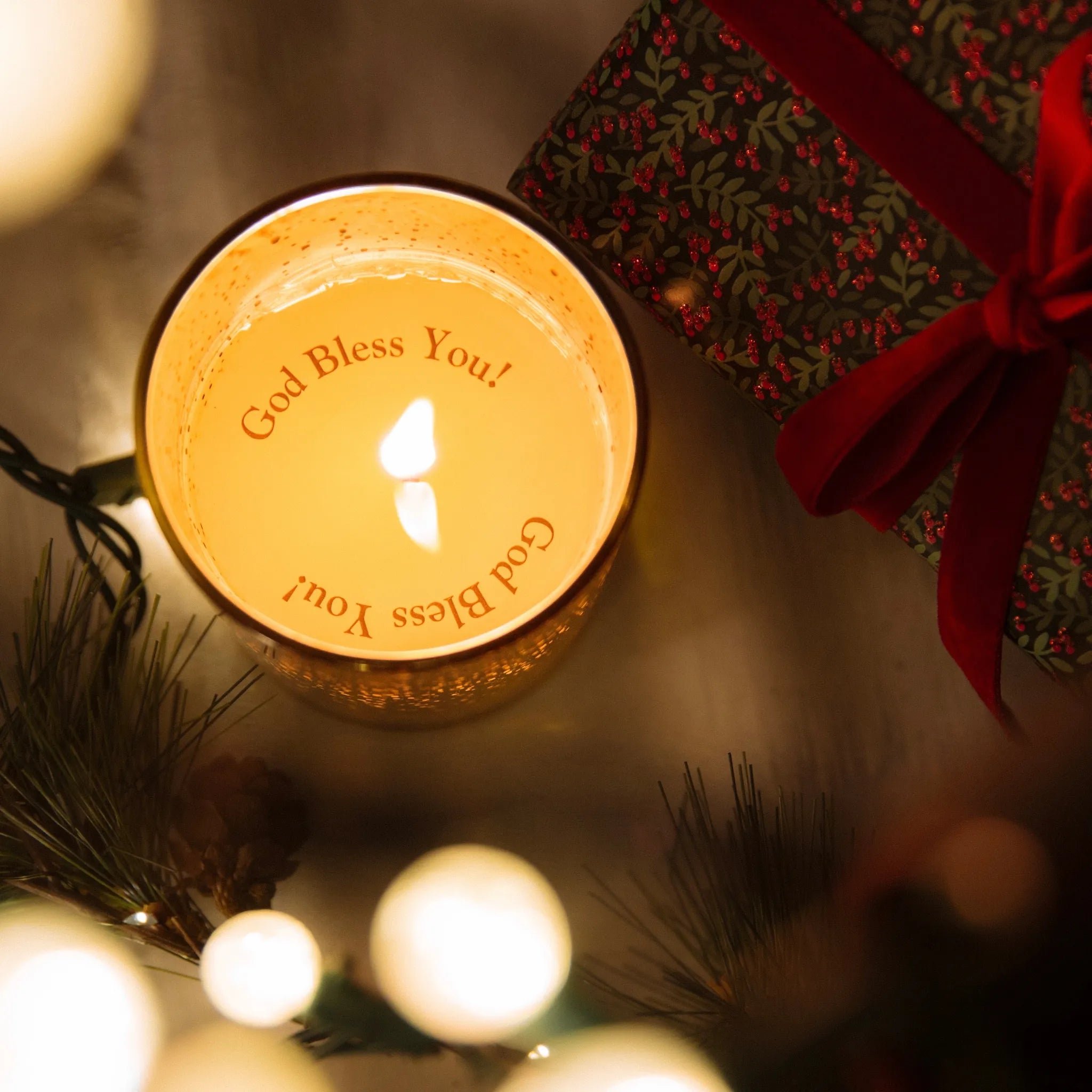 Christian Christmas Candle - Revelation Candle God Bless You Candle Christian Gift