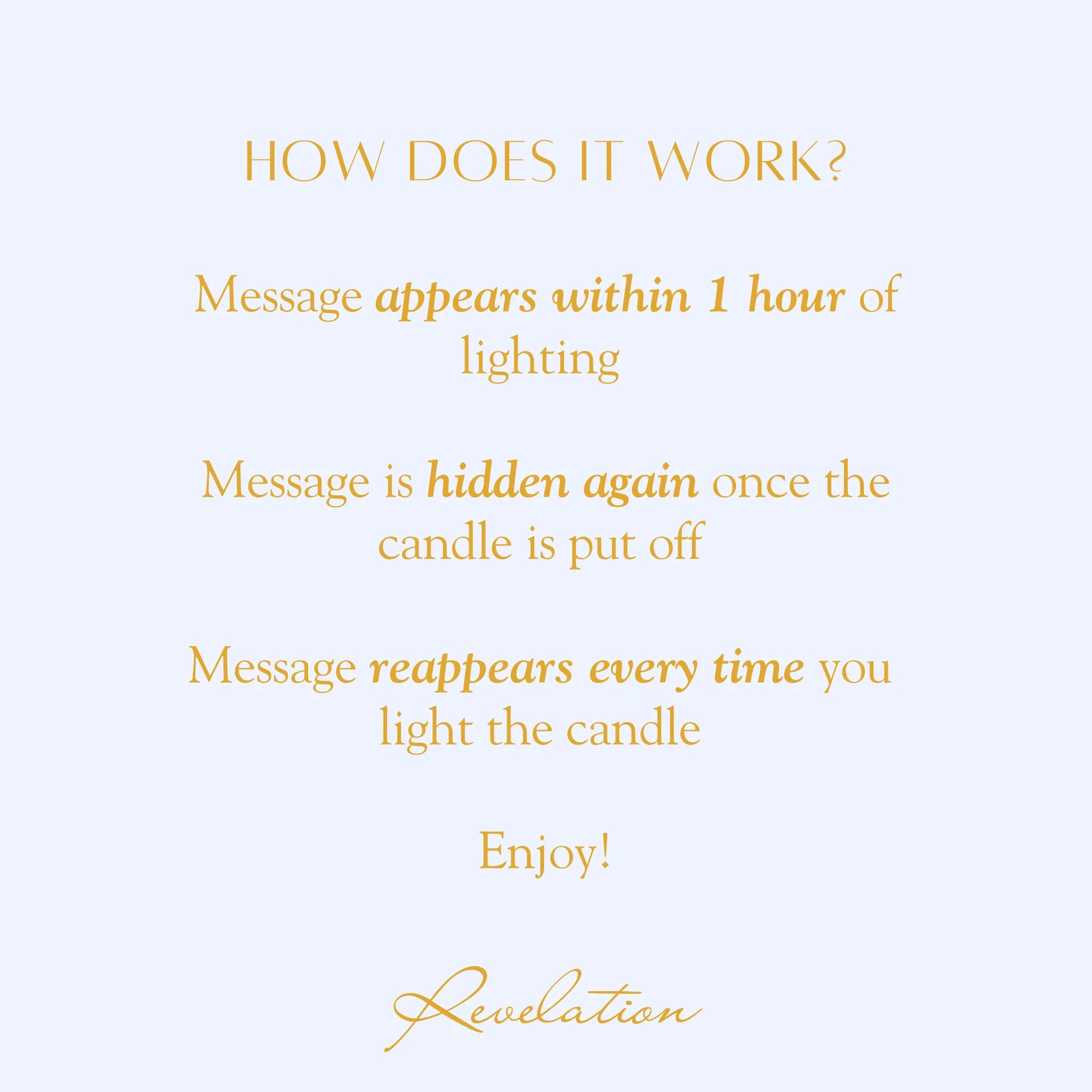 What is Revelation Candle? How does Revelation Candle work? 