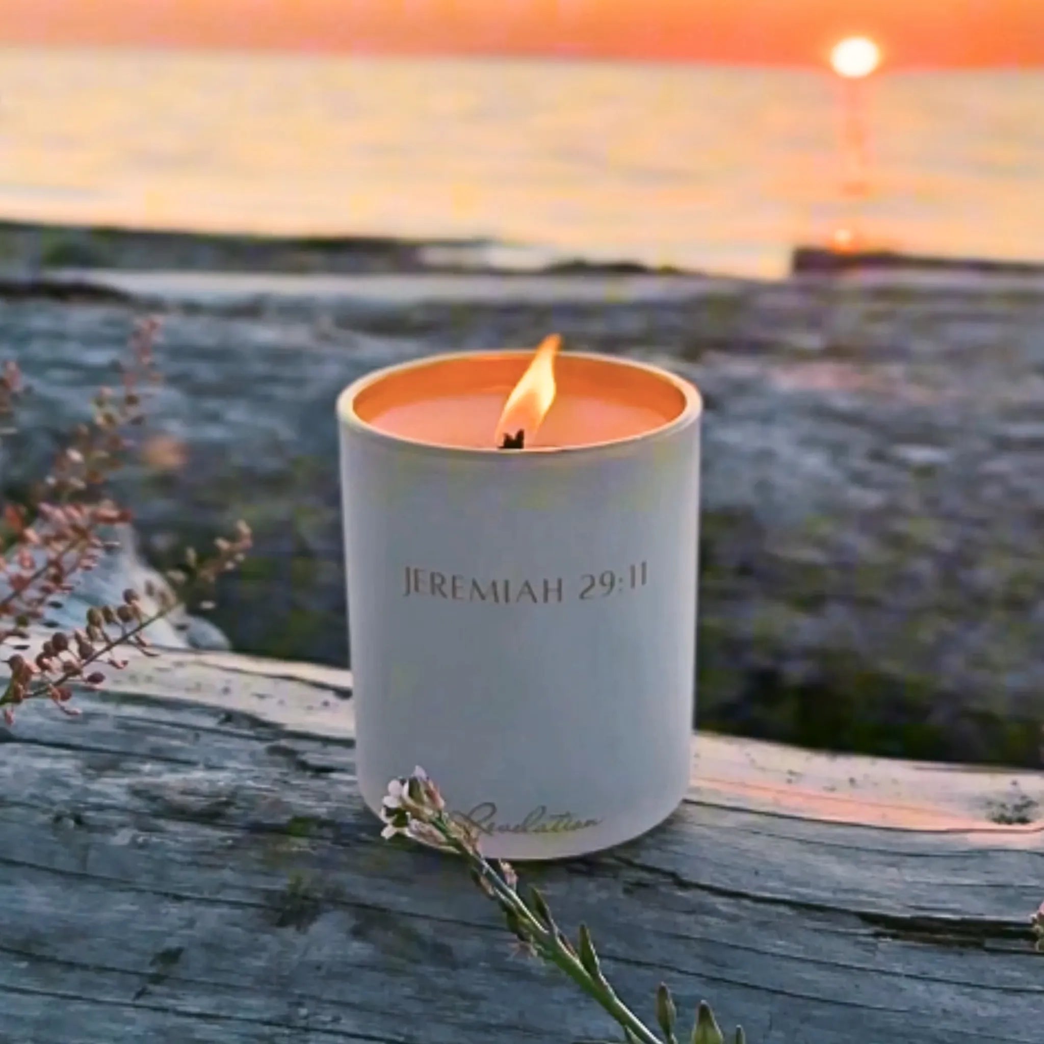 NEW! "Trust God's Plan" Jeremiah 29:11 Revelation Candle
