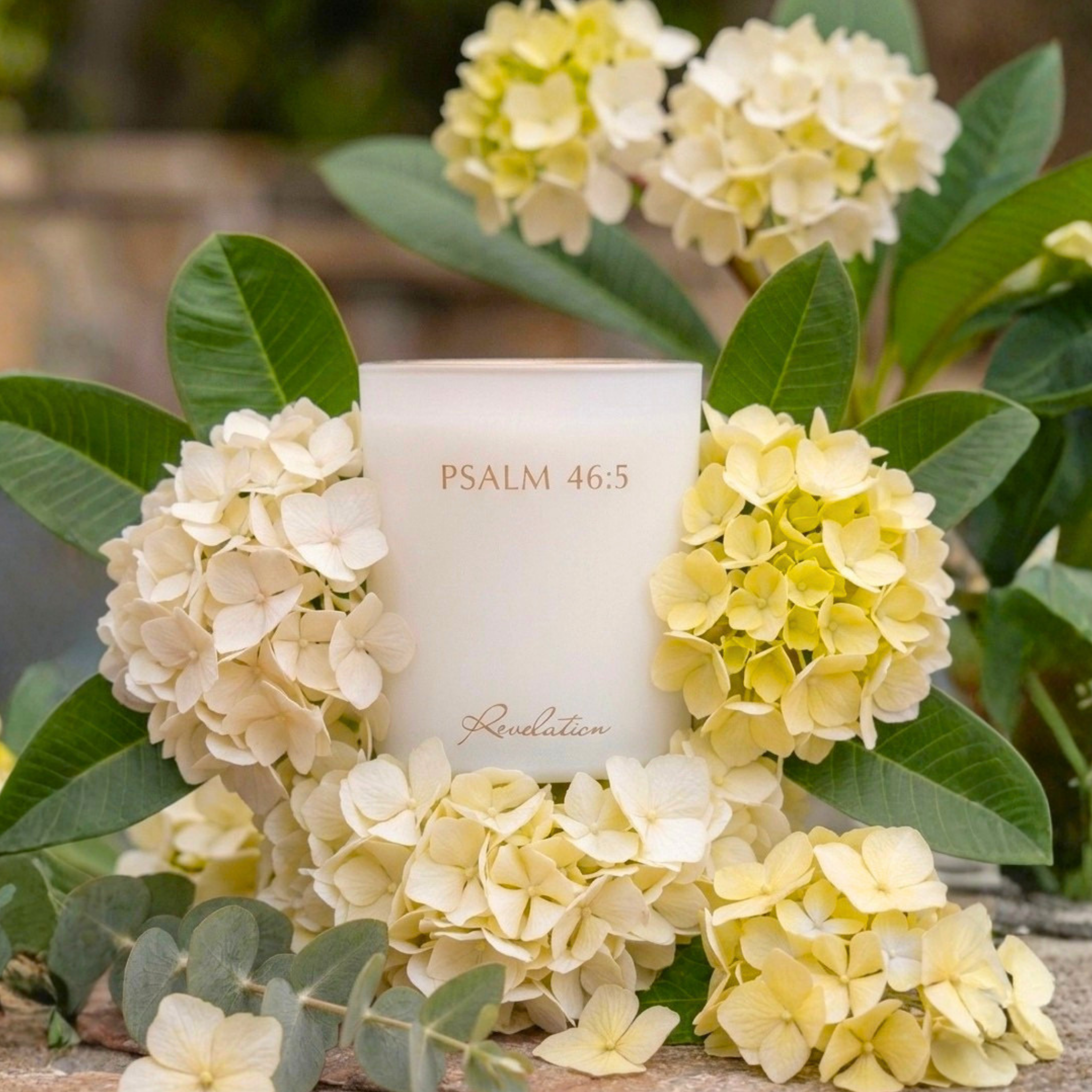 NEW! "God is within her" Psalm 46:5 Revelation Candle
