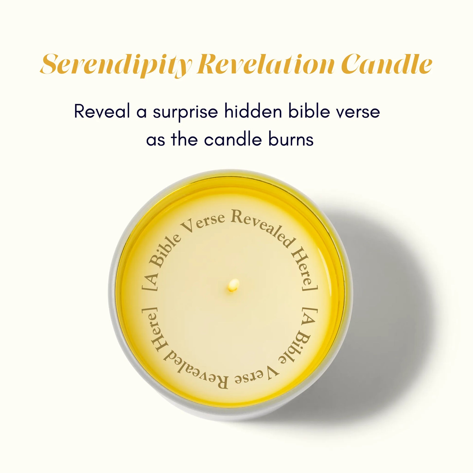 Serendipity Revelation Candle - Revelation Candle - christian gift - christian candle - hidden message candle