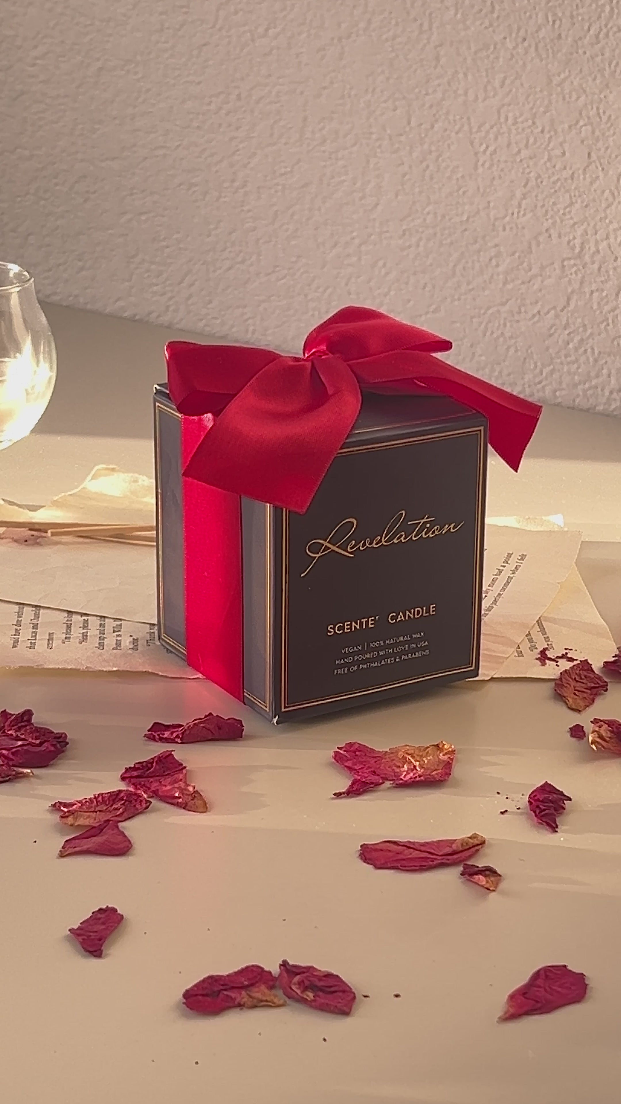 Vela de revelación del versículo de amor 