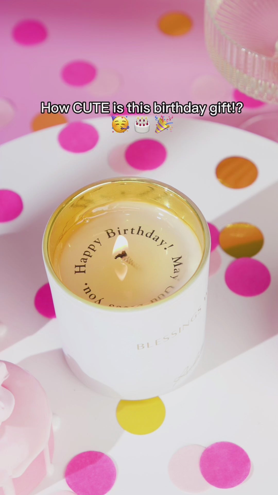 2026 Birthdays Bundle - "Happy Birthday" Revelation Candles (6-Pack)