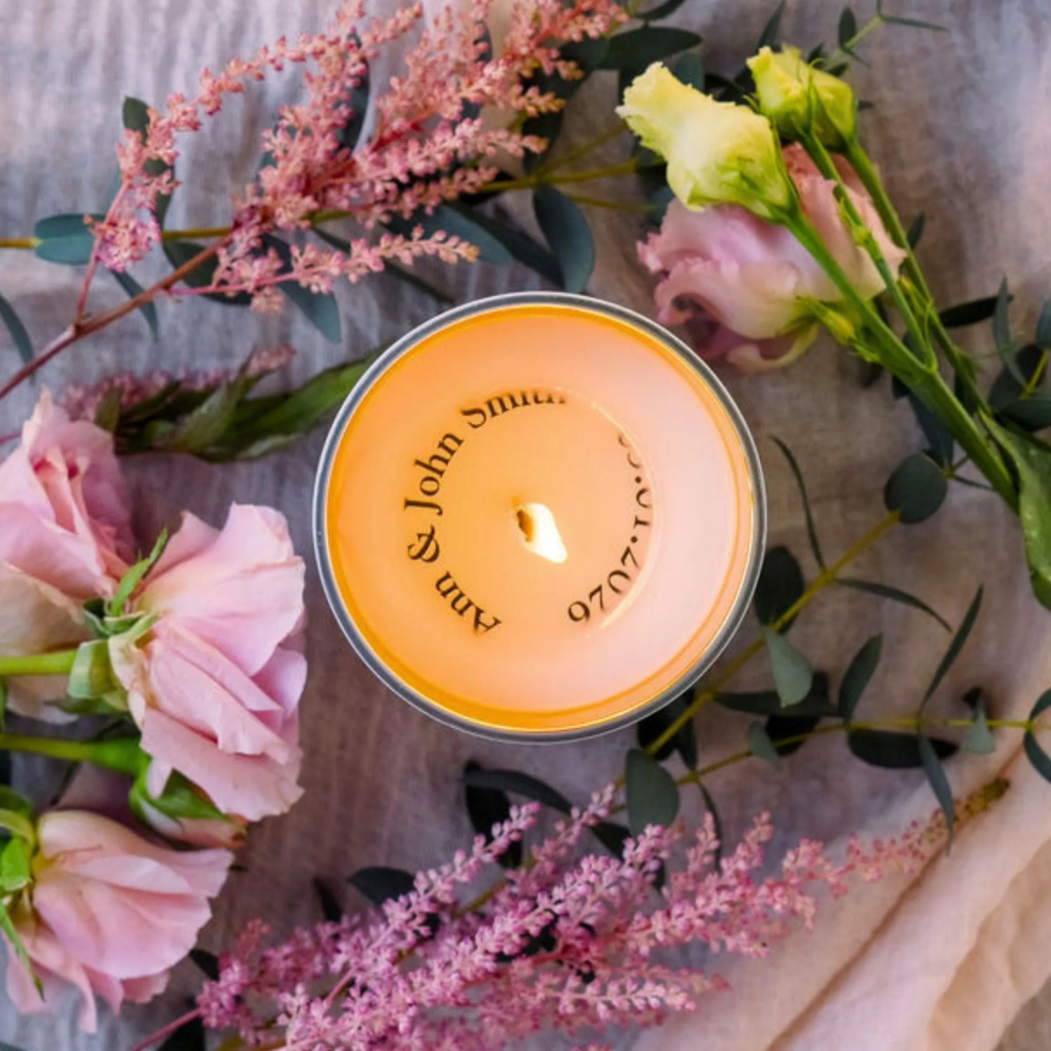 personalized wedding candle with couple's names and date revealed inside
Custom Wedding Candle - One-of-a-kind Wedding Favor - Revelation Candle - christian gift - christian candle - hidden message candle